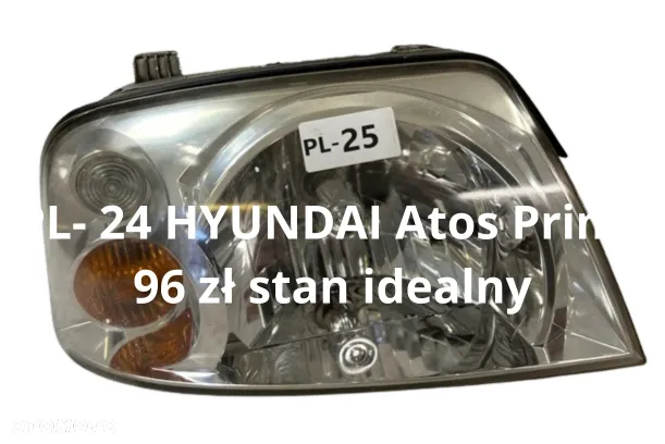Fiat Idea Multipla Lift 04-12r 08-661-1144R  51747604 /  Ford Focus MK1 02 Lift Lampa prawy przód reflektor prawy 2M51-13W029-BD / HYUNDAI Atos Prime 92202-055 99>03 Tania wysyłka 10 zł - 19