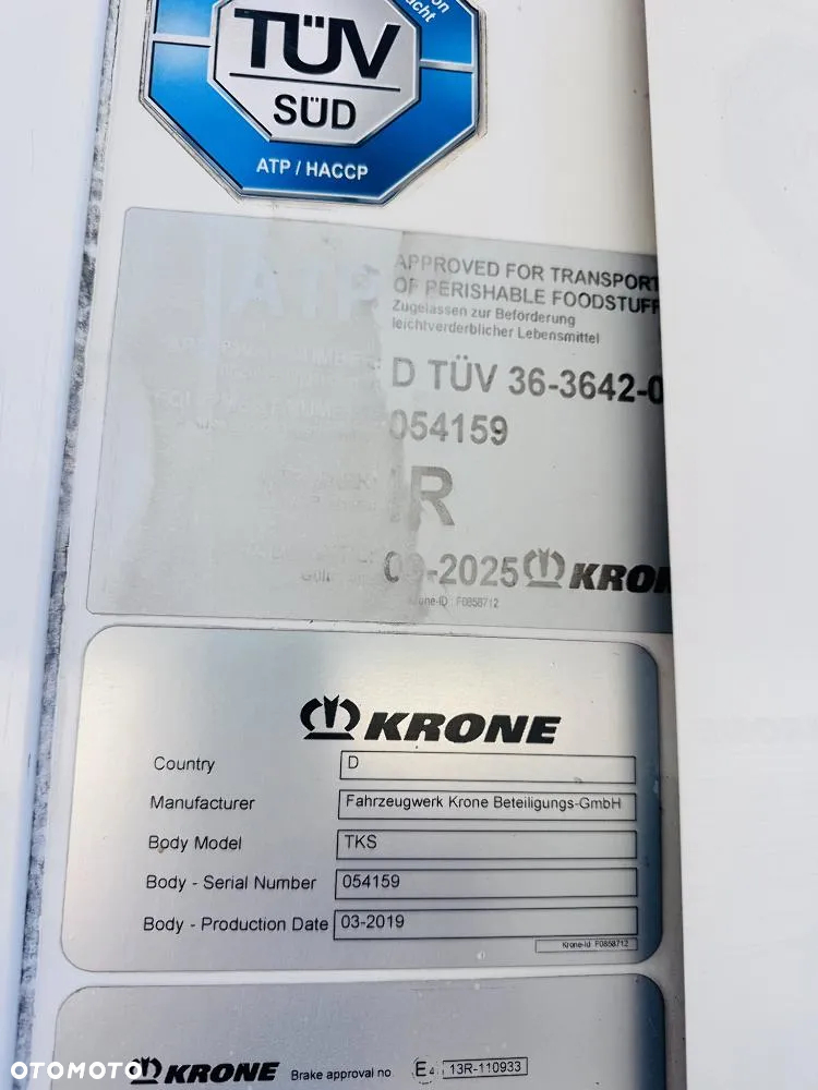 Krone MULITITEMP, BI-TEMP , DOPPELSTOCK , Thermo King SLXi Spectrum - 33