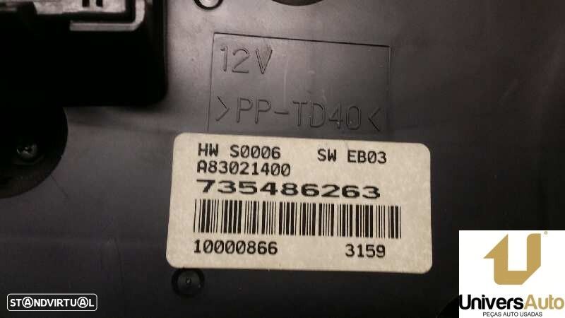 COMANDO CLIMATIZADOR FIAT LINEA 2010 -735486263 - 3