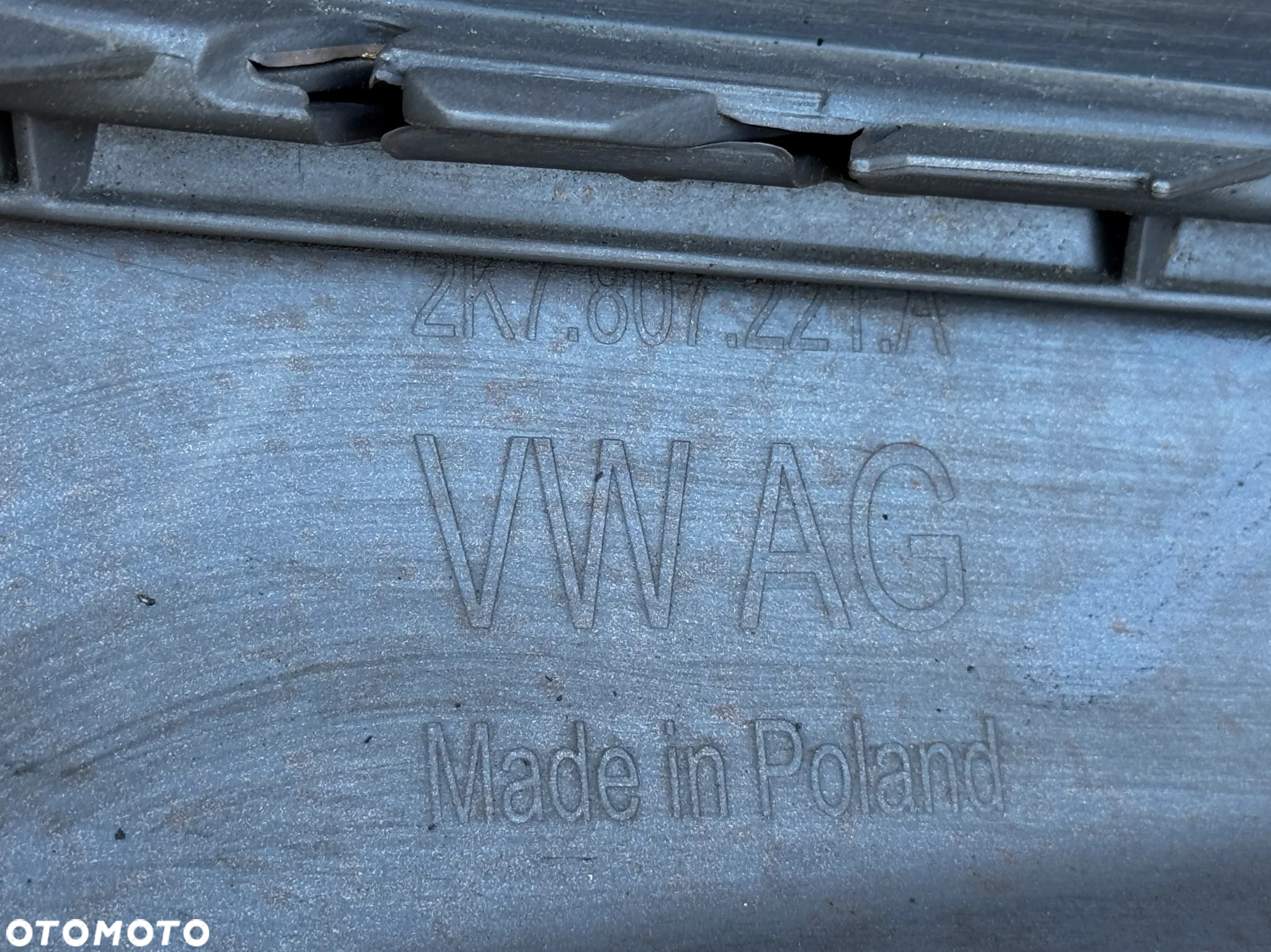 ZDERZAK PRZEDNI VOLKSWAGEN	CADDY V	2020-	OE UŻYWANY	2K7807221A - 5