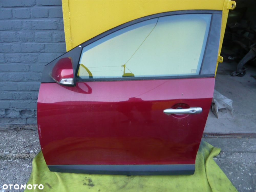 drzwi lewe przód kompletne renault megane iii 5d kod lakieru tennj - 1