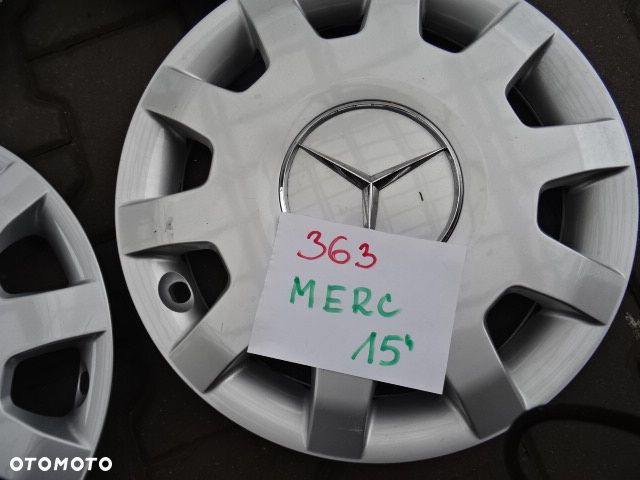 MERCEDES Oryginalne kołpaki 15 - 8