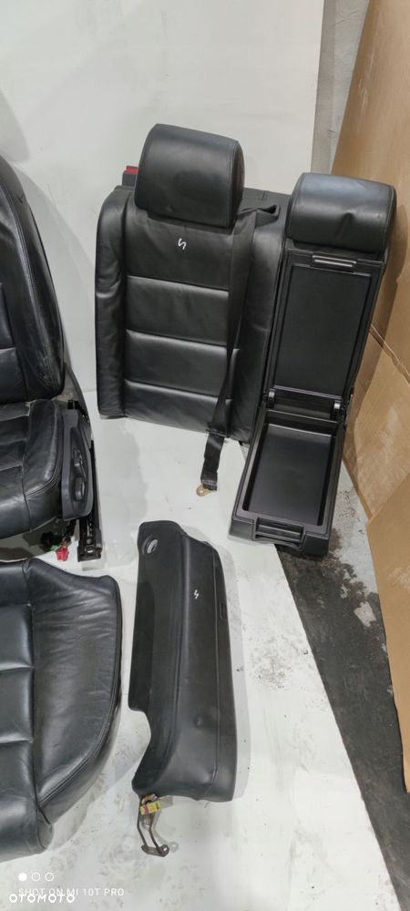 FOTEL FOTELE KOMPLET AUDI A6 C6 SKÓRA FULL *4* - 5