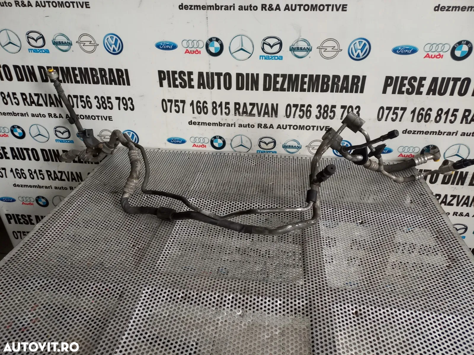 Set Conducte Clima Ac Aer Conditionat Audi Q7 4L 3.0 Tdi Motor BUG - Dezmembrari Arad - 5
