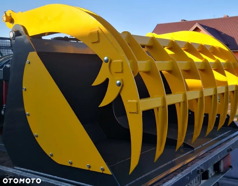 Łyżko-Krokodyl palony duży 220 cm - 1,9 m3 mocowanie Merlo JCB Q-fit New Holland JLG - 1
