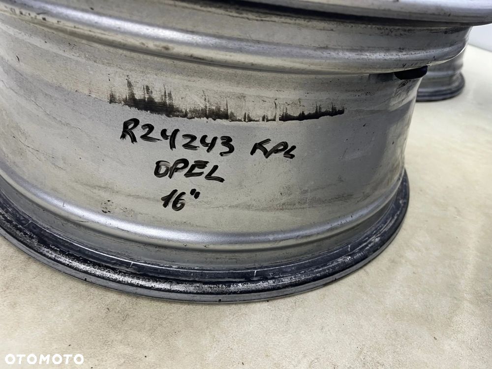 Felga Opel Zafira B Astra G H Vectra C Meriva 6,5jx16 ET37 5x110 felgi aluminiowe r16 cali KOMPLET 1 - 8