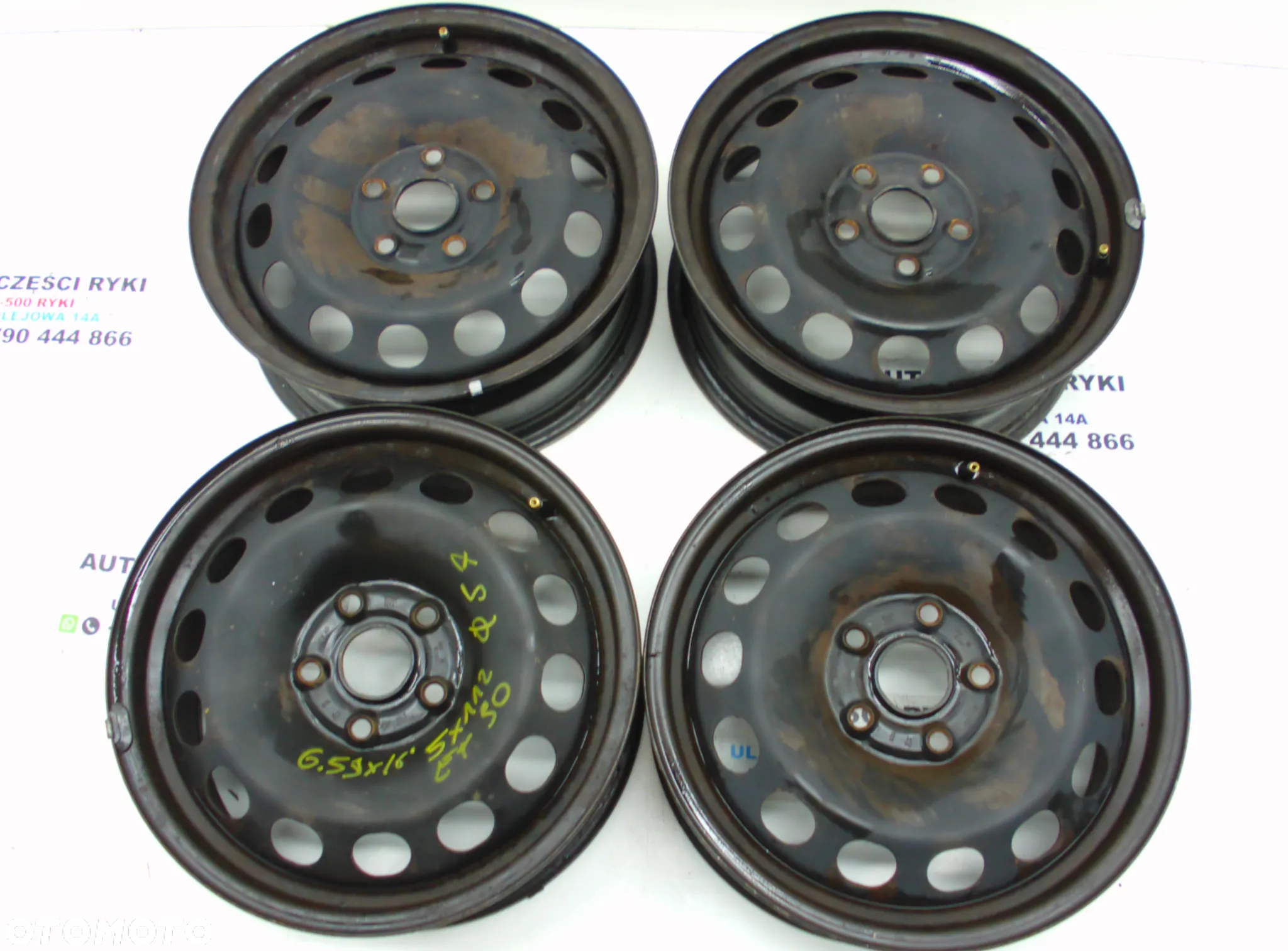 Audi VW Felgi Stalowe 5x112 6.5Jx16 et50 - 2