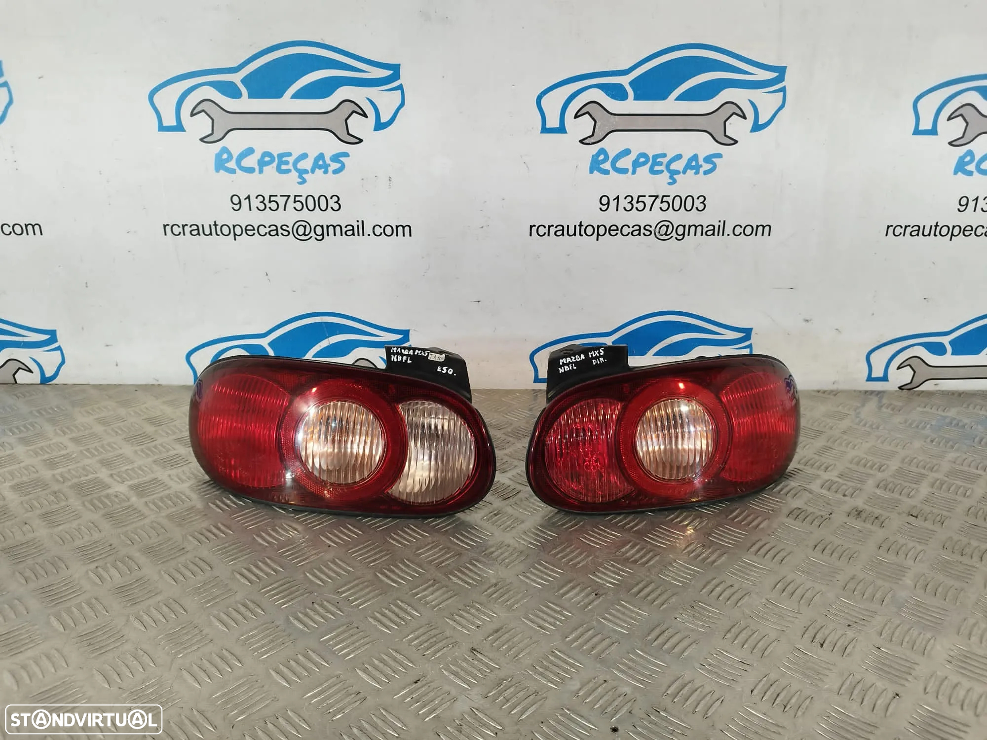 .FAROLIM FAROLINS ESQUERDO DIREITO MAZDA MX5 MX-5 NB N06651180 N06651170 - 8