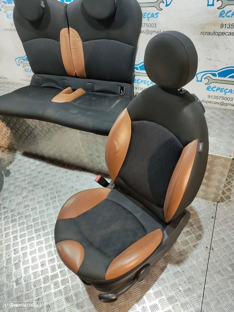 Conjunto Bancos Mini Cooper S R56 Pele Tecido - 7