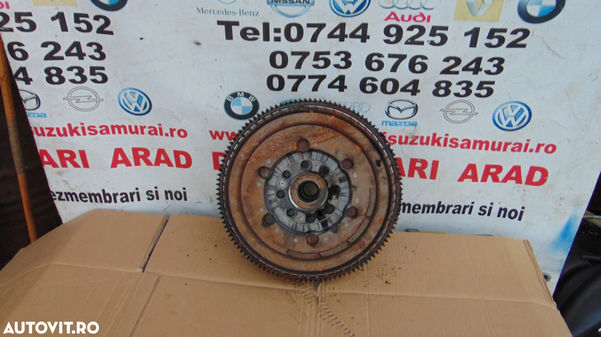 Volanta Ford Transit 2.4 placa presiune disc ambreiaj volanta transit 2.4 - 2