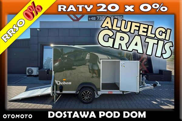 Debon Przyczepa furgon używany cargo 1300 kontener