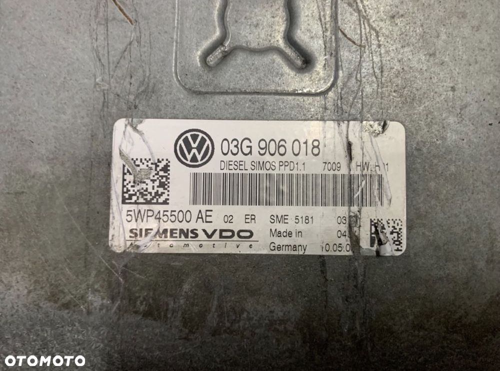 03G906018 komputer sterownik silnika vw volkswagen passat b6 - 3