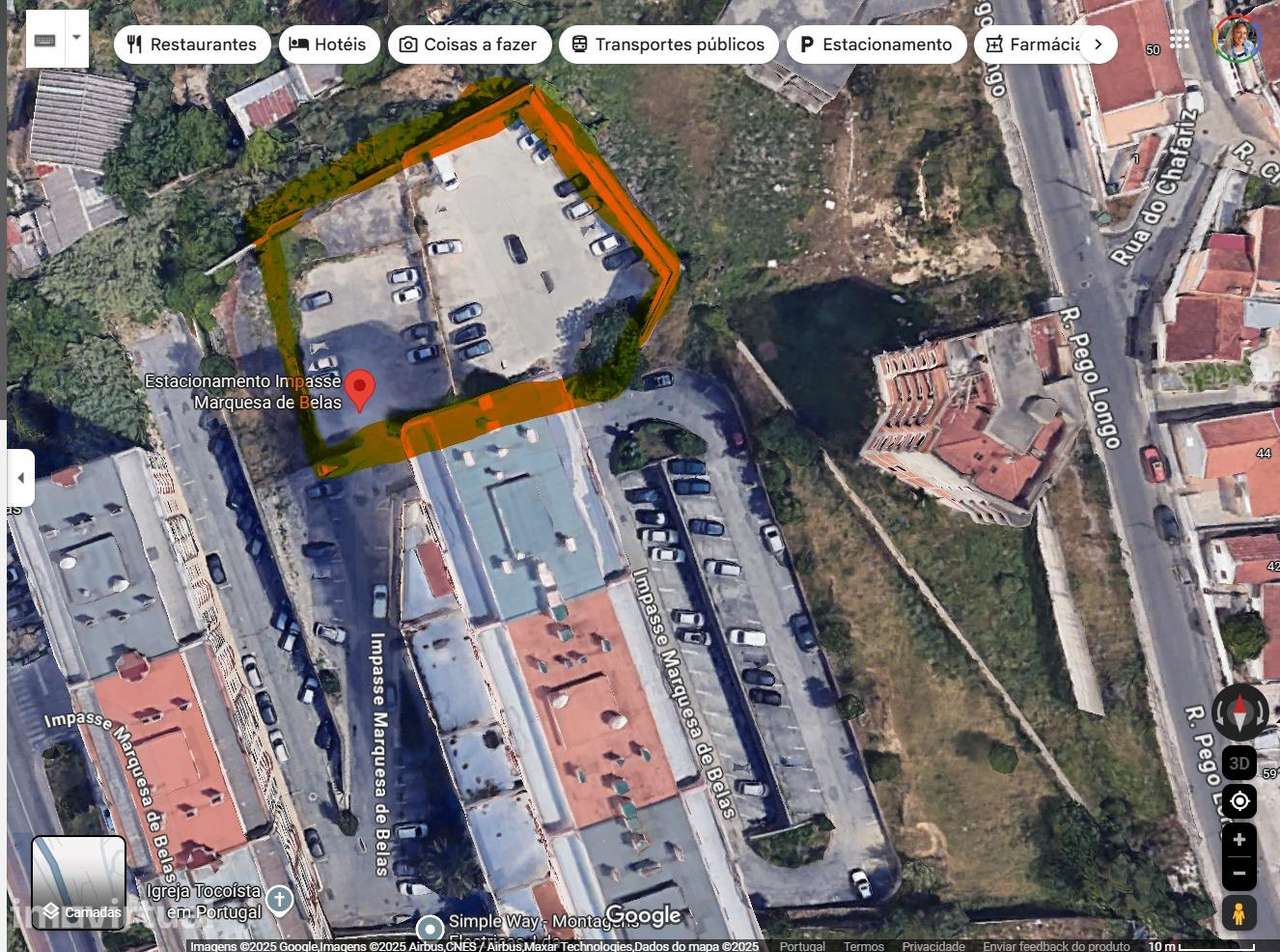 Terreno 1.450m2 para Construção em Belas, para Edifício de 21 Frações - Grande imagem: 2/2