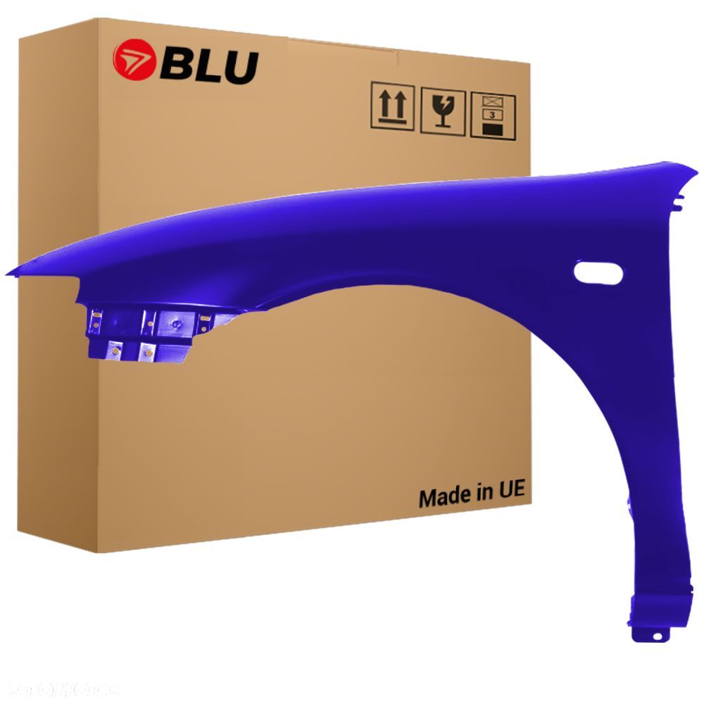 BLU Błotnik SEAT TOLEDO II 2 LS5S Lewy Niebieski 1999-2004 przód ocynk BlauImperial - 1