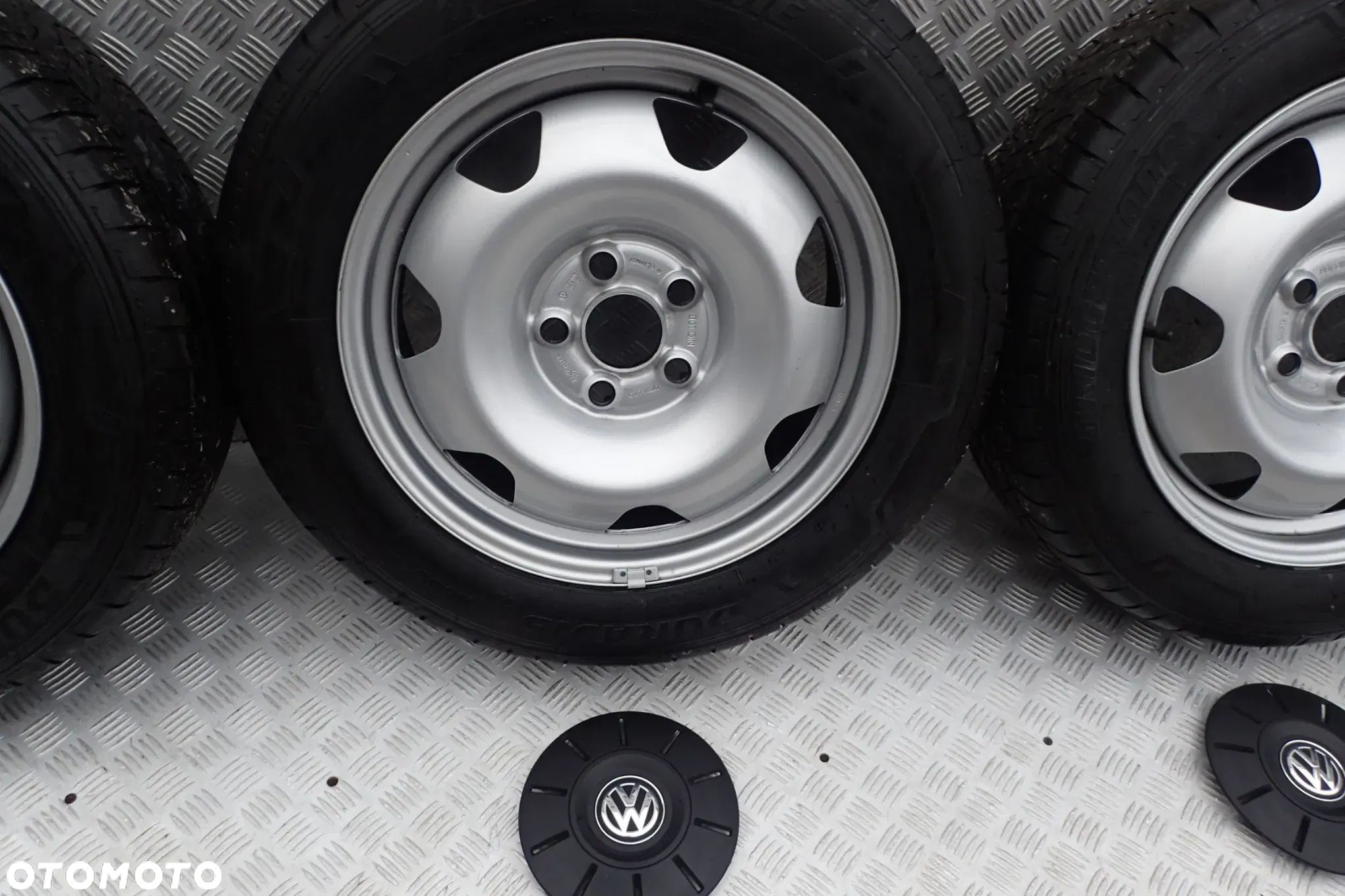 KOŁA FELGI STALOWE VW T5 T6 7JX17 ET 55 5X120 7E0601027B Z OPONAMI LATO 215/60/17 KOMPLET - 7
