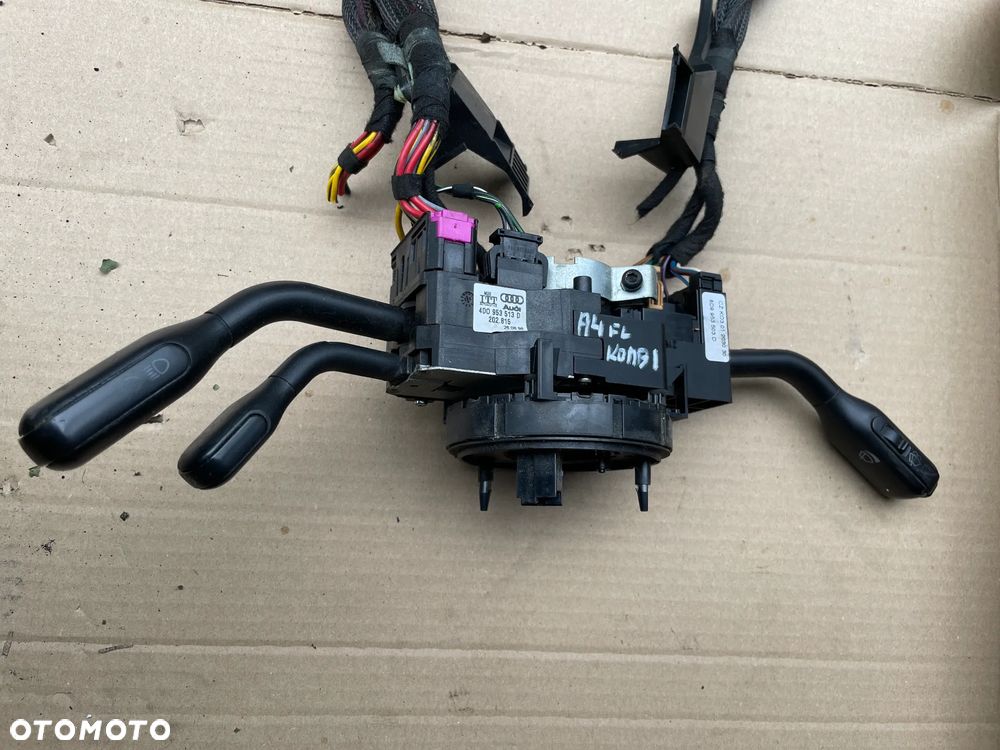 PRZEŁĄCZNIK ZESPOLONY manetki TAŚMA PAJĄK AUDI A4 B5 LIFT KOMBI 4D0953513D - 1