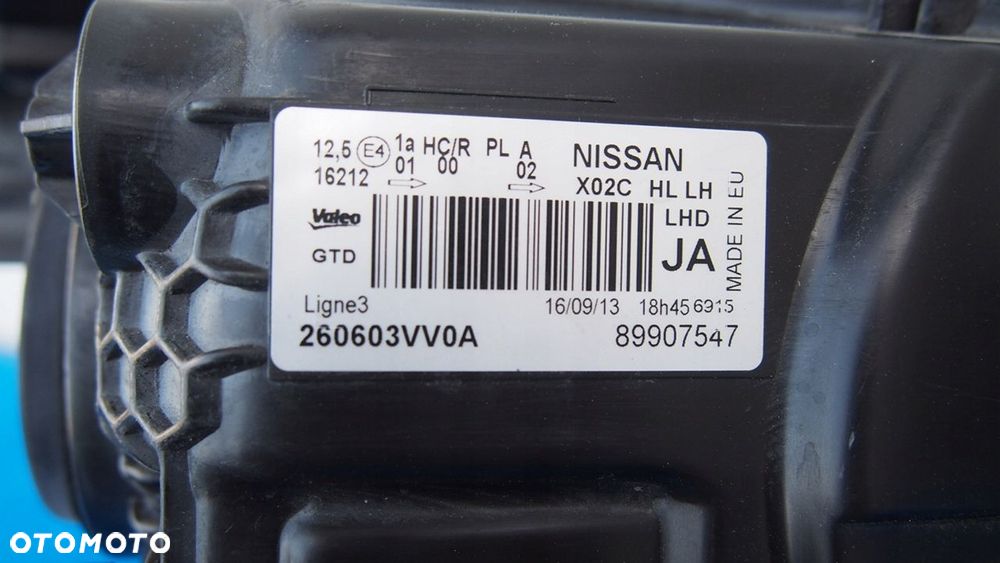 nissan note ii 2012-2016 lampa lewa europa - 9