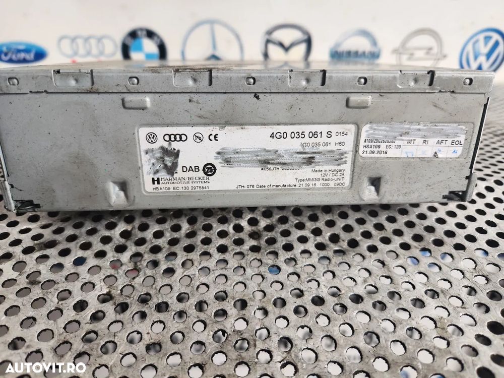 Unitate Naviagatie MMI 3G Audi A4 B8 A5 A6 C7 A7 Cod 4G0035061S - Dezmembrari Arad - 2