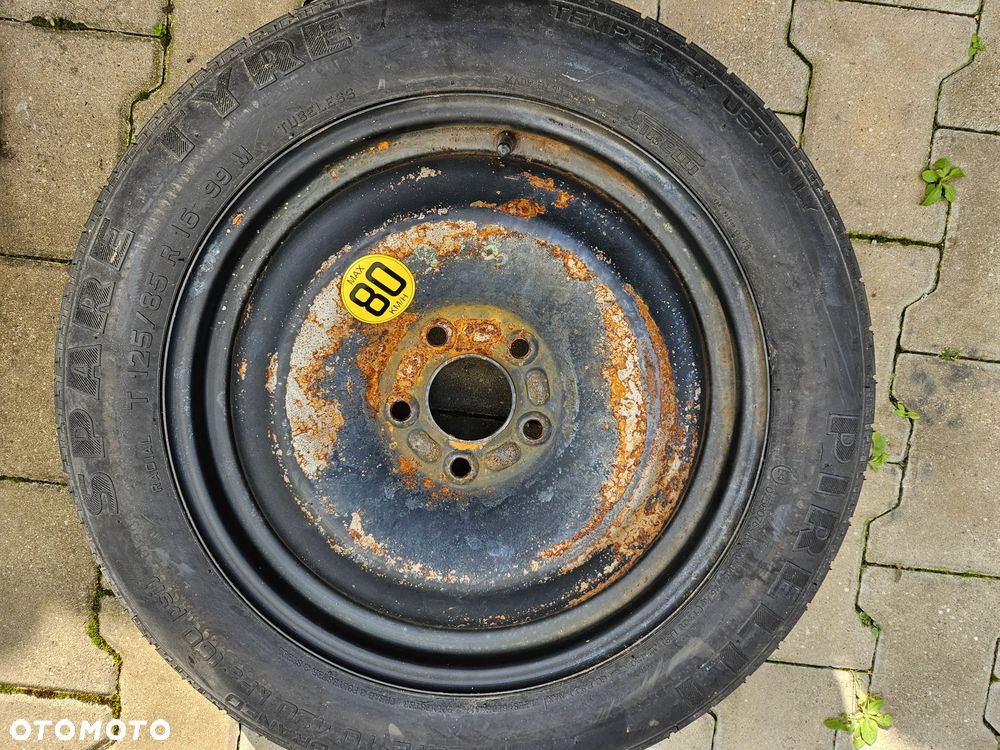 Ford Focus MK2 mk3  Mondeo S-Max Volvo V50 kolo dojazdowe 16" 5x108 125/85R16 125/90R16 - 9