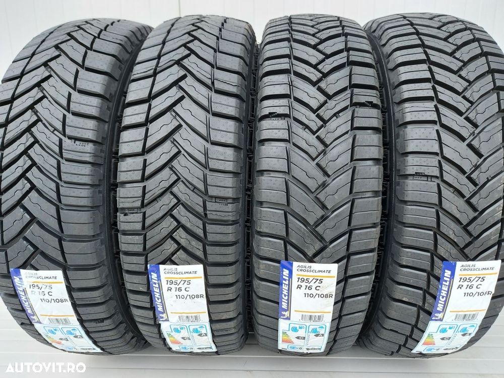 195/75 R16C, 110R, MICHELIN CrossClimate, Anvelope mixte M+S - 1