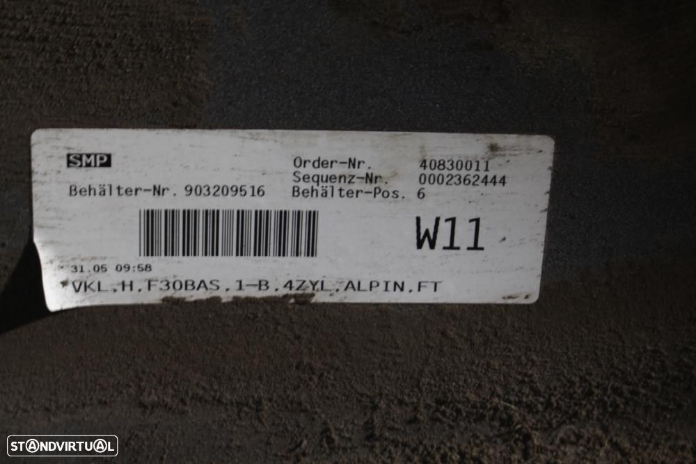 Parachoques Traseiro Bmw 3 (F30, F80)  51127256930 / 7256930 / Sedan C - 9