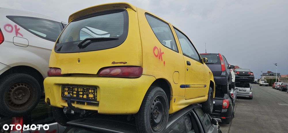 FIAT SEICENTO SPORTING ABARTH 1.1 98 - 02 - ZDERZAK TYL TYLNI SPORTING ABARTH 258/A - 6