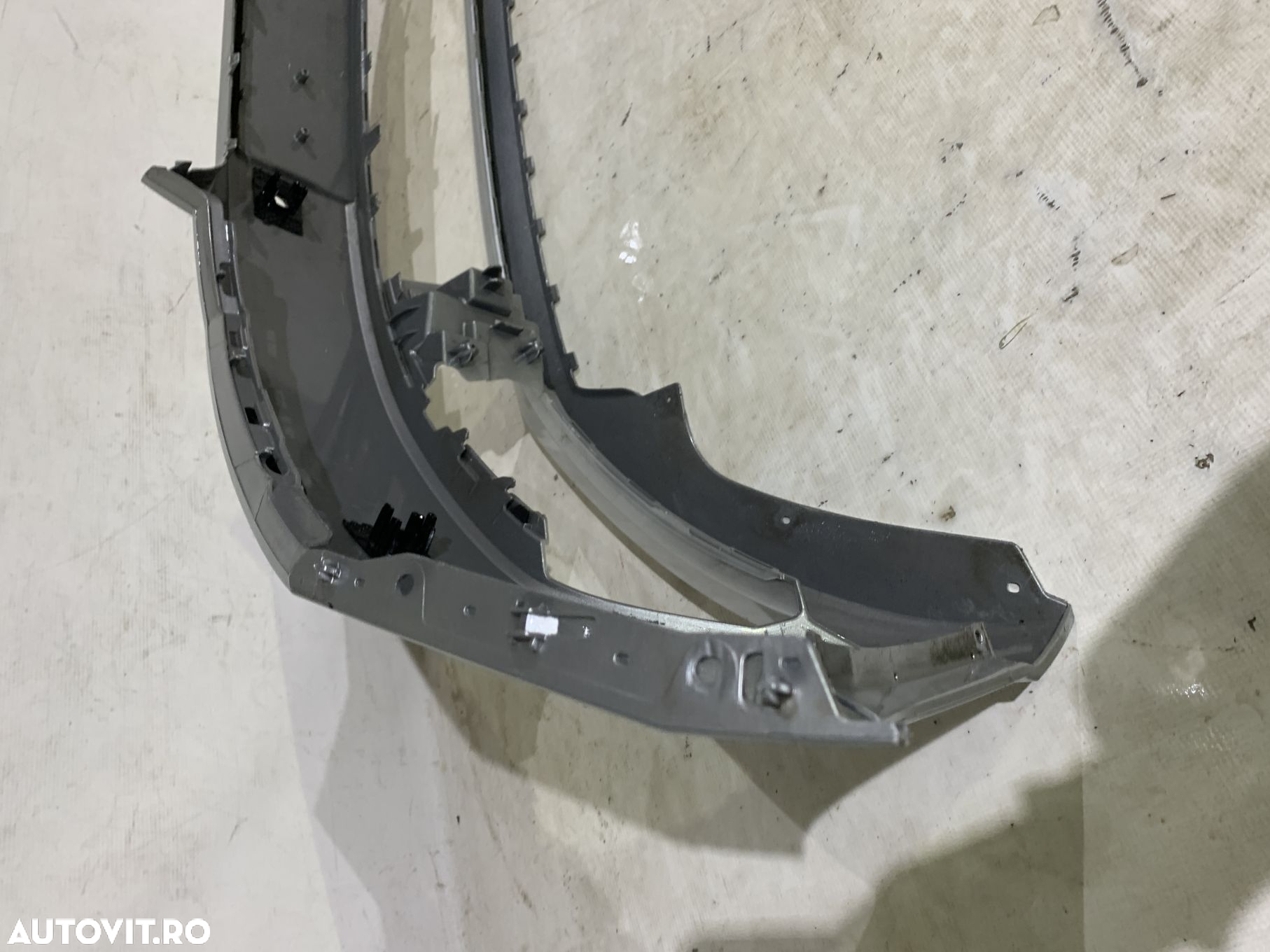 Bara fata Skoda Fabia 3, 2014, 2015, 2016, 2017, 2018, cod origine OE 6V0807221, cu gauri pentru spalatori faruri. - 11
