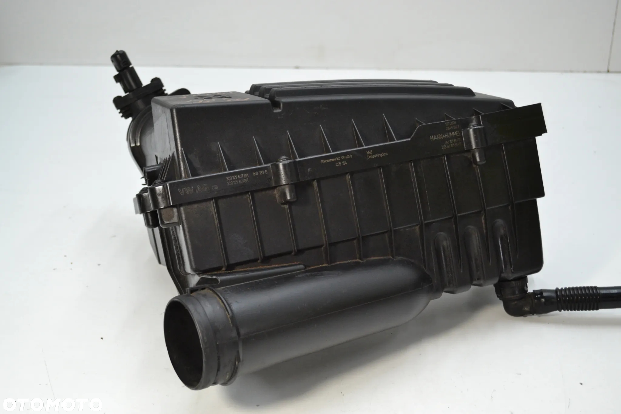 AUDI A3 8P OBUDOWA FILTRA POWIETRZA PRZEPŁYWKA PRZEPŁYWOMIERZ 3C0129607BA - 7