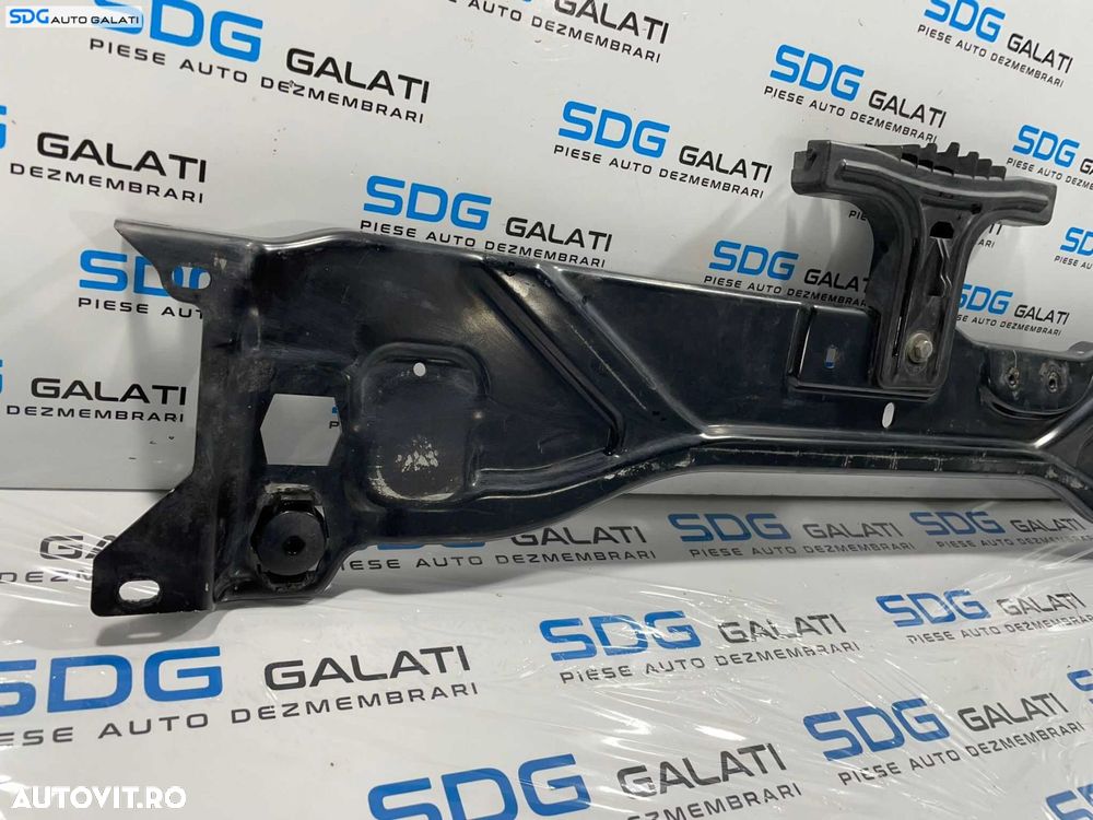 Traversa Superioara Trager Tragher Calandru Suport Incuietoare Incuietori Capota Motor Mercedes Clasa E Class W212 S212 2009 - 2016 Cod A2126200072 [L3908] - 4