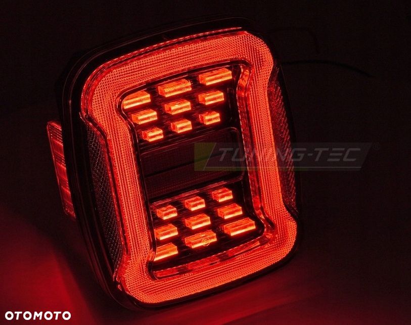 lampy tyl kpl full led tuning clear white jeep wrangler yj sj tj 1991-2006 - 4