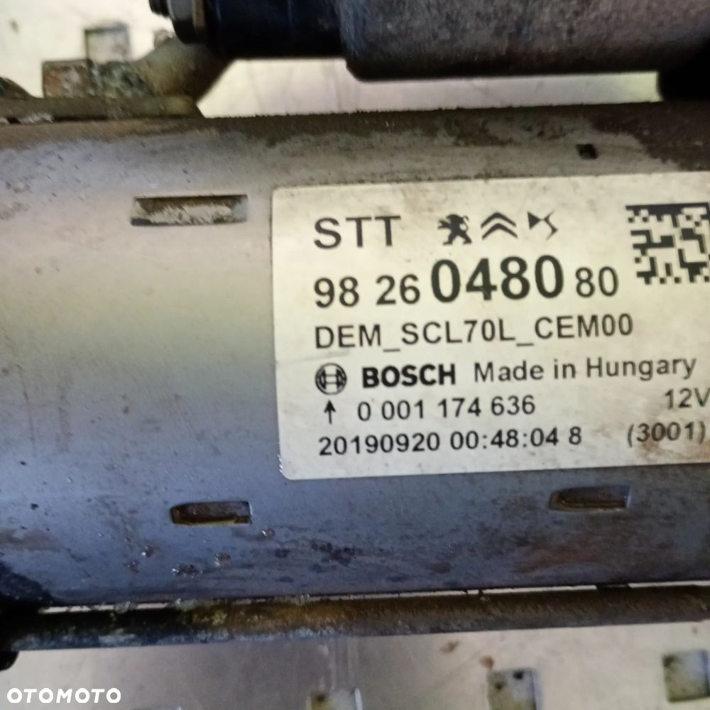 Rozrusznik jumper boxer 2.2HDI 9826048080 - 3