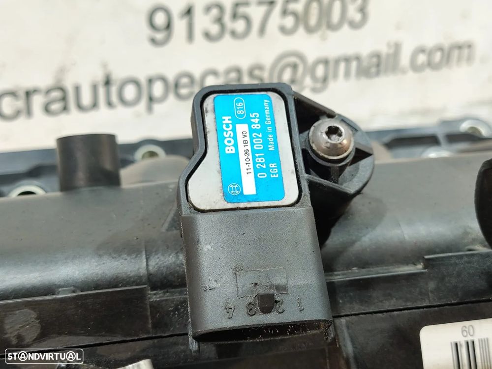 Coletor de admissão com sensor de pressão e borboleta Opel - 7