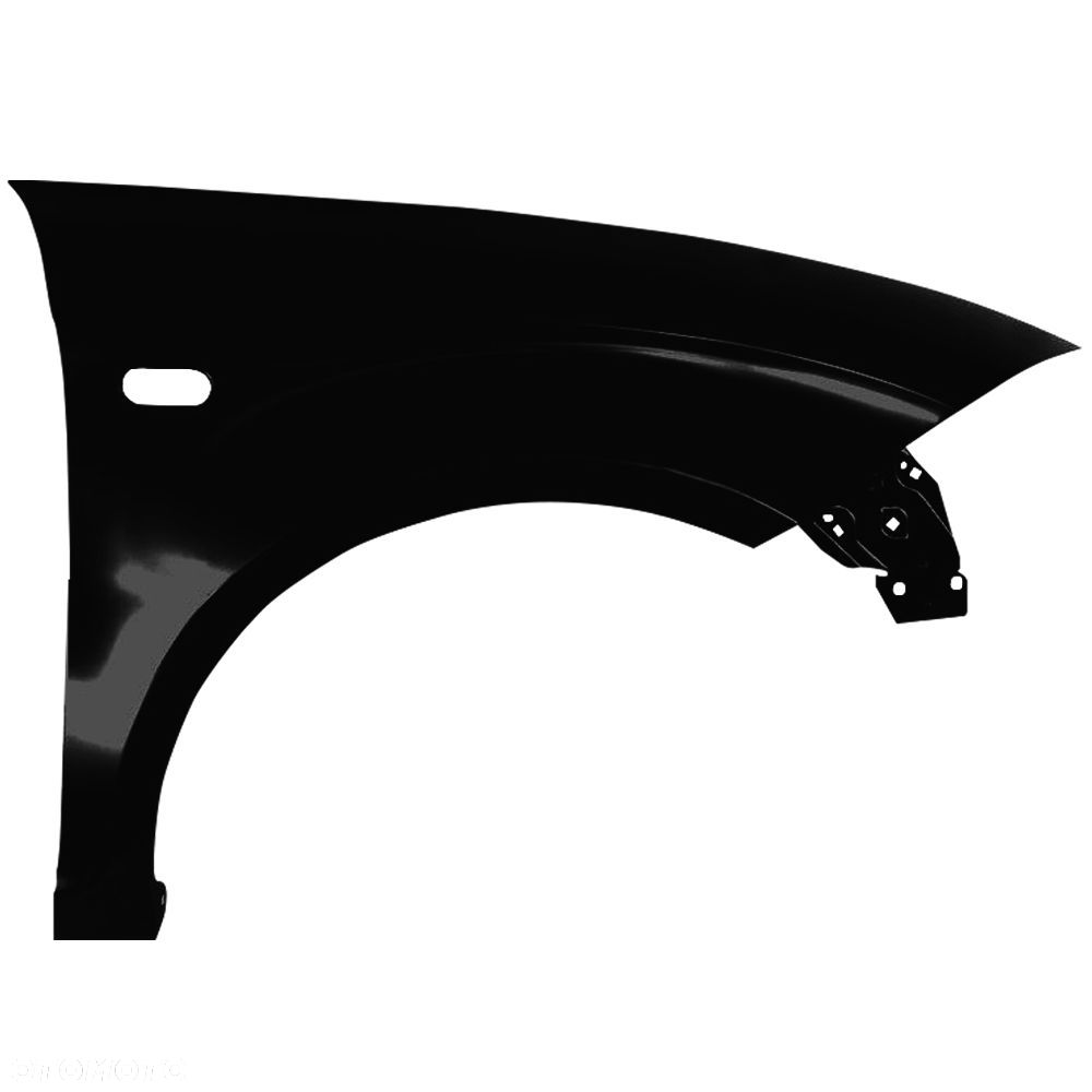 BLU Błotnik SEAT ALTEA XL LZ9Y Prawy Przód Czarny 2006-2015 ocynk PhantomSchwarz - 2