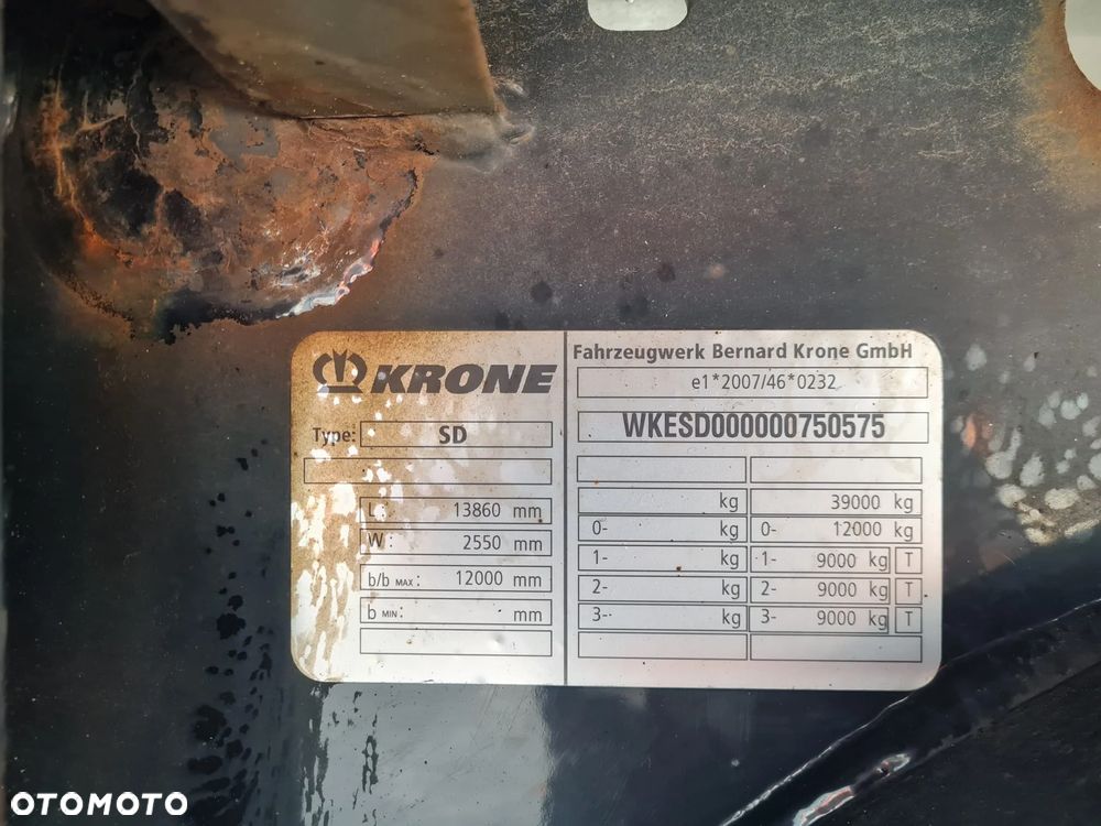 Krone Kontener/Furgon - 2