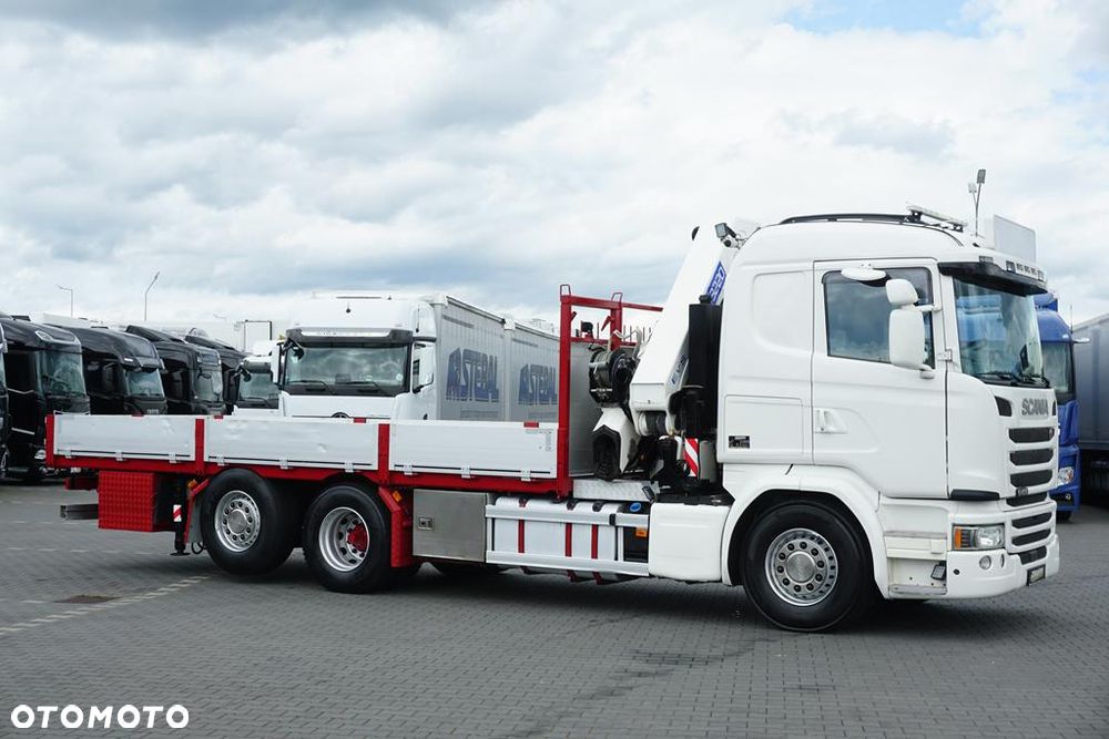 Scania G 490 / 6 X 2 / SKRZYNIOWY + HDS / HMF 3220 K7 / WYSIĘG 18,9 M - 6