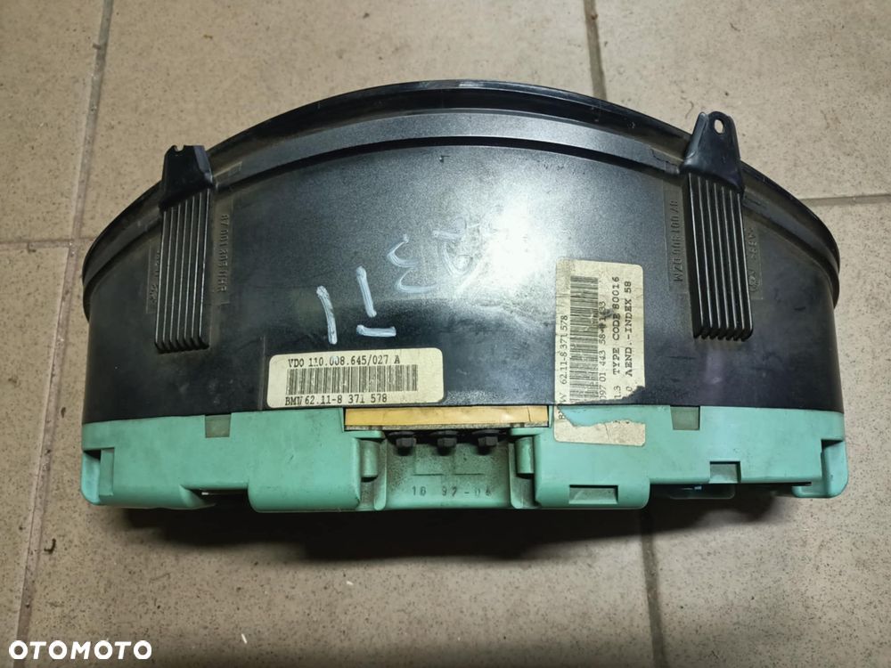 Licznik zegary BMW E36 323ti M52 8371578 Rarytas - 5