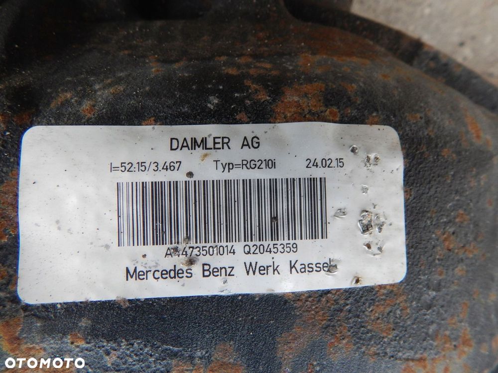 MOST DYFERENCJAŁ MERCEDES VITO 447 2,2 CDI 84 TYS - 3