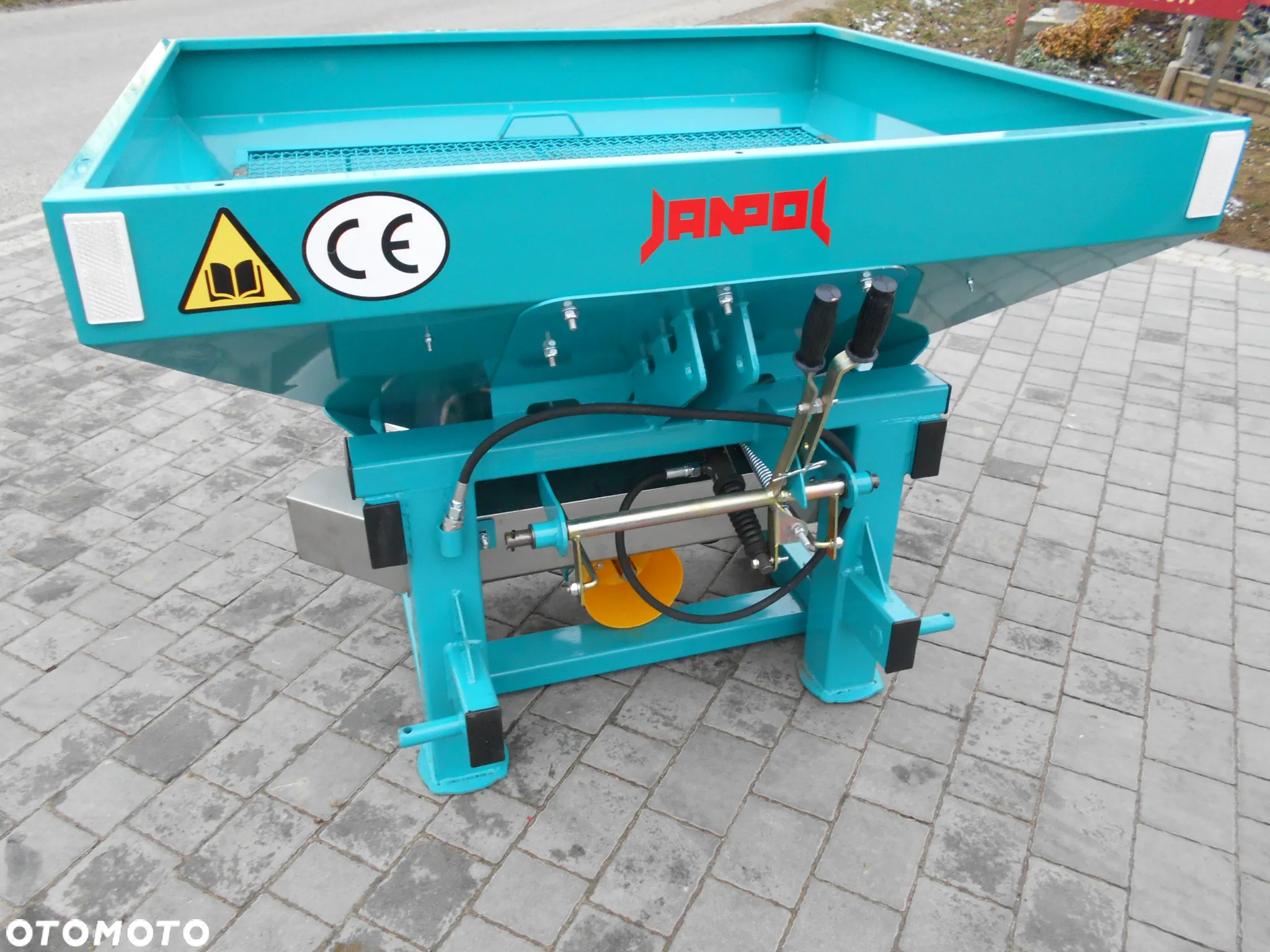 Janpol rozsiewacz nawozu:600,800,1000,1200l/ SIEWKA/dwulejowy/ hydrauliczny/Darmowy transport - 5
