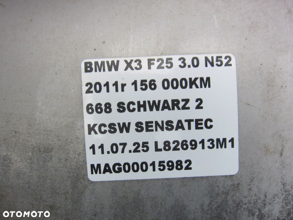 BMW X3 F25 N52 3.0 2.8 TŁUMIK KOŃCOWY WYDECH 7606416 7606417 18307646018 - 12