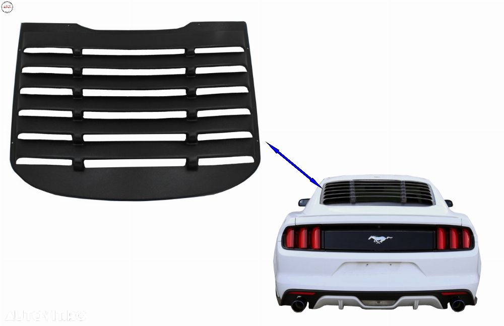 Ornament Geam Spate Luneta FORD Mustang Sixth Generation (2015-2019)- livrare gratuita - 10