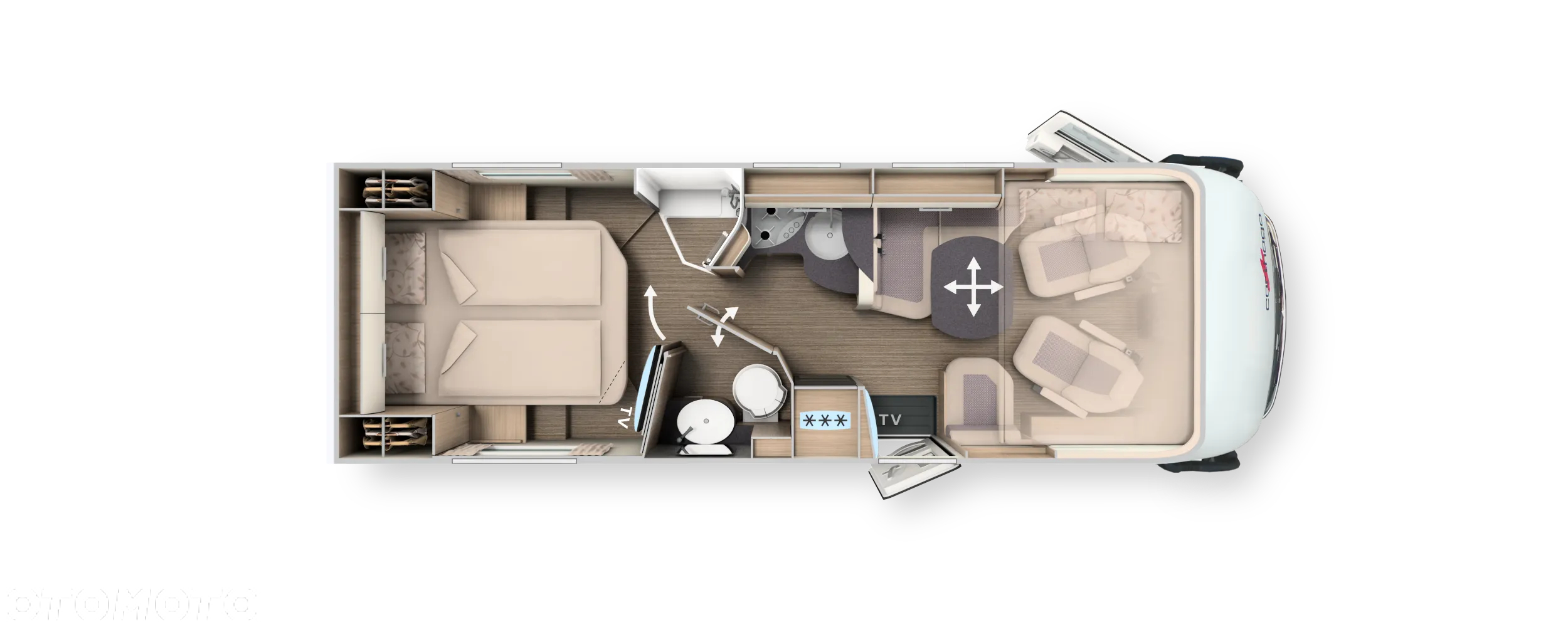Carthago C2 - Tourer I 148RB-QB "K" Lightweight, model 2025, Mercedes Automat - 2