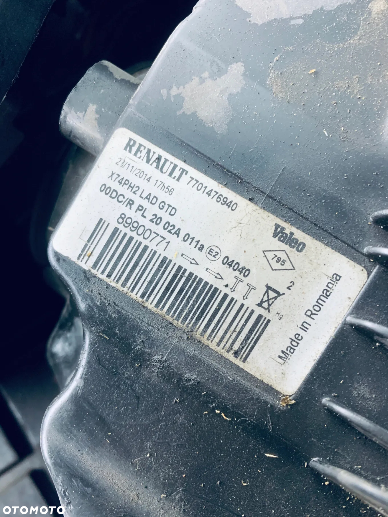 Oryginalny reflektor prawy lewy KOMPLET Xenon do Renault Laguna II LIFT 7701476940 7701476941 - 3