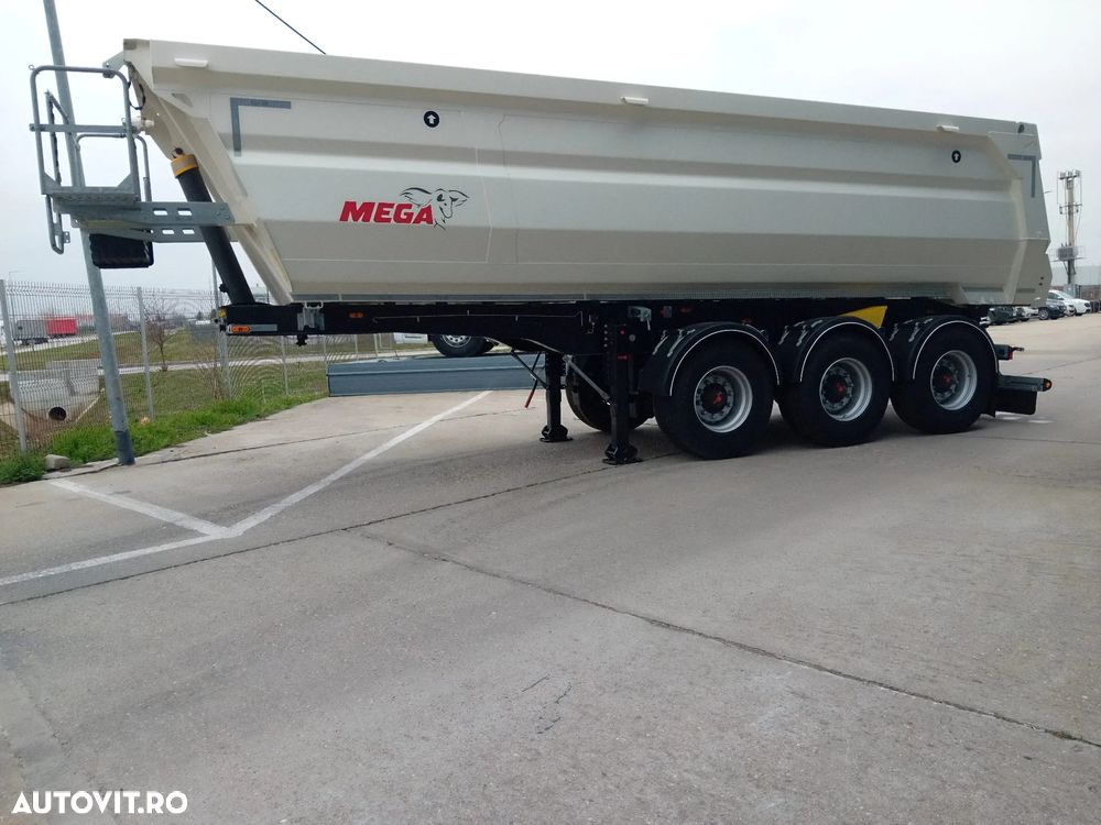 Mega 28m3 BASCULABILA,BALAST,HARDOX–NOUA/TOP! - 8