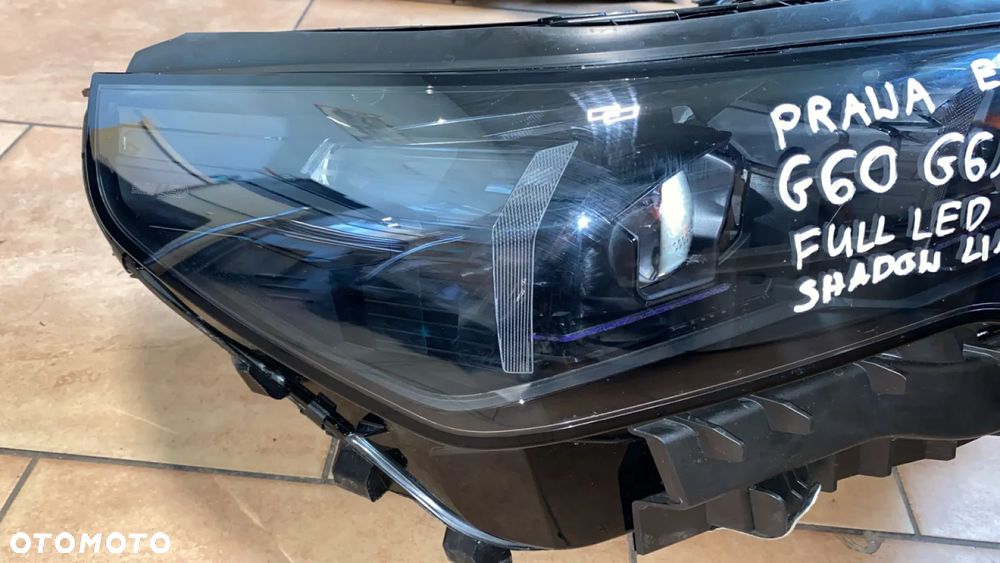 BMW 5 G60 G61 FULL LED SHADOW LINE LAMPA PRAWY PRZÓD EUROPA 5A798D8 - 2