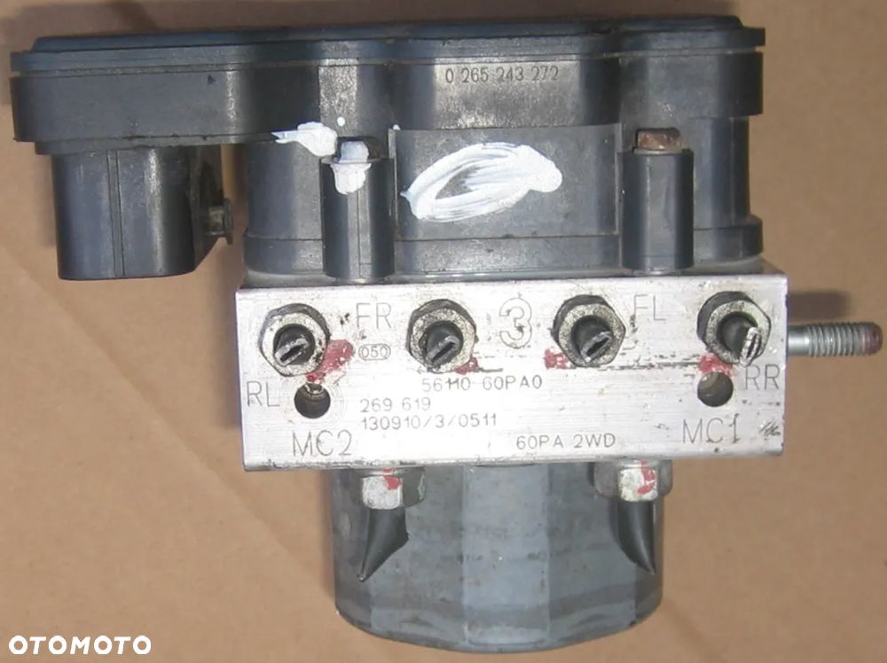 sterownik ABS 0265956193 pompa SUZUKI SWIFT 7 SX4 S-CROSS