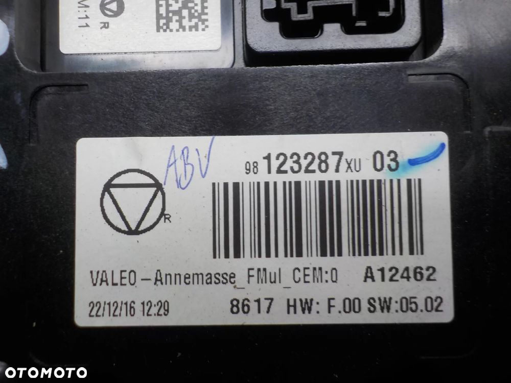 CITROEN C3 III PANEL WYŚWIETLACZ RADIA 98123287XU - 5