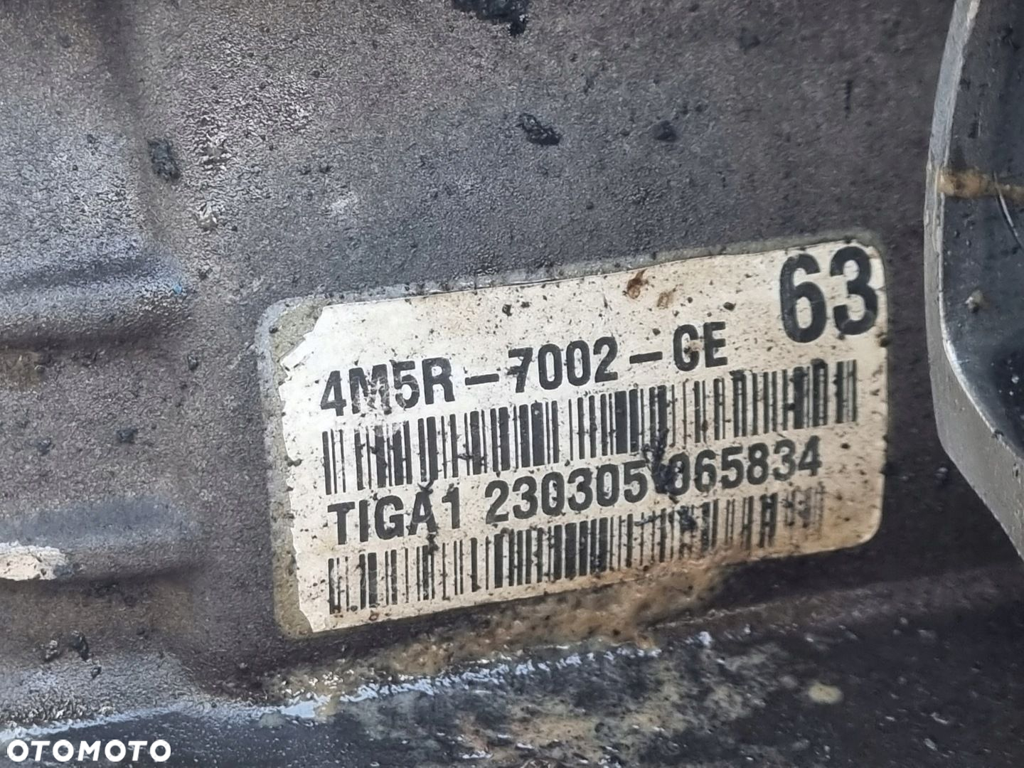 Volvo S40 V50 2.0 D SKRZYNIA BIEGÓW manualna 4M5R-7002-CE manual - 8