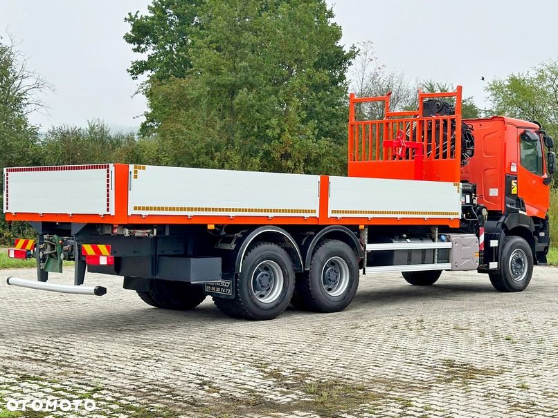 Renault K 380 * SKRZYNIA 6,75 m * HIAB 166 BS - 3 HIDUO+PILOT/6x4 *STAN BDB - 7