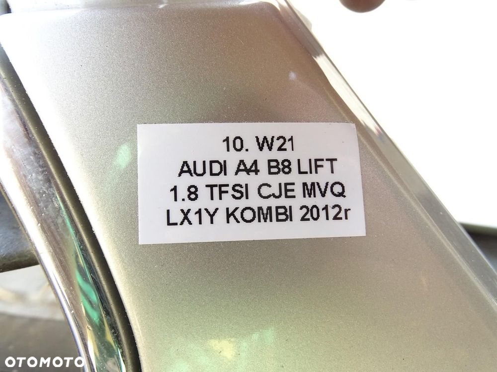 ZDERZAK PRZÓD PRZEDNI + ATRAPA LX1Y AUDI A4 B8 LIFT 11-15r - 15