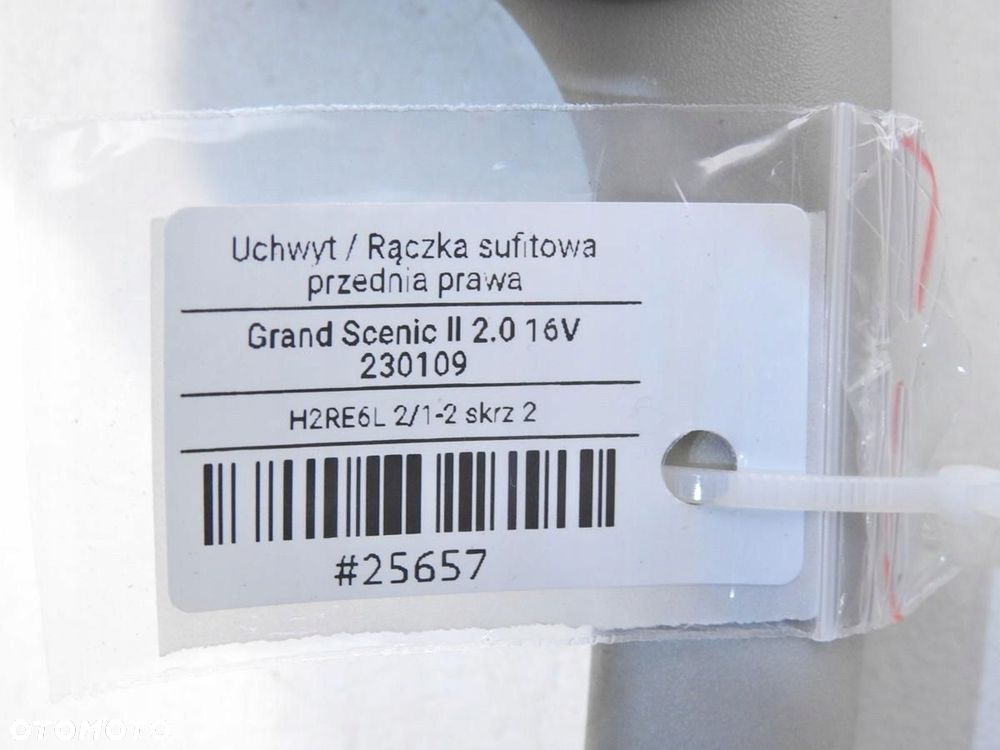 RĄCZKA UCHWYT PODSUFITKI PRAWY PRZÓD SCENIC II - 7